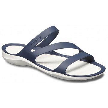 Crocs Swiftwater™ Sandal Badtofflor Dam Marinblå | Sverige 0598MQZA